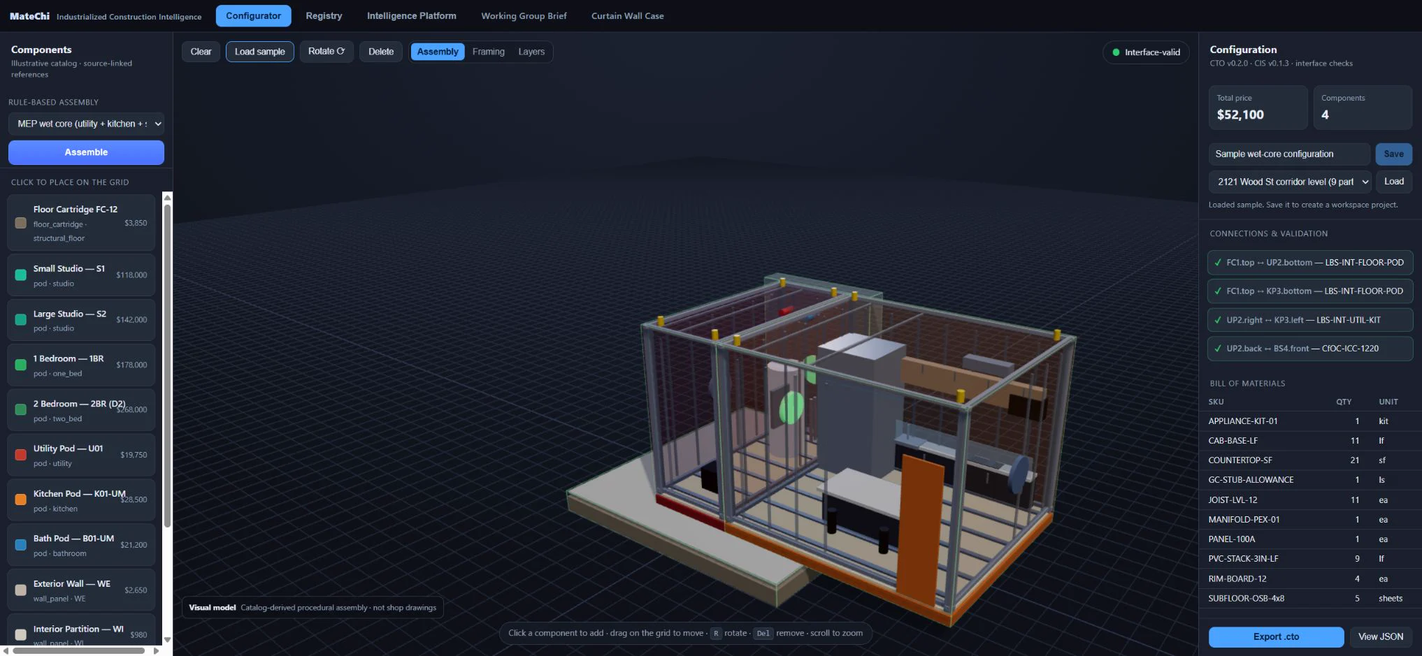 Configure-to-order for modular construction.